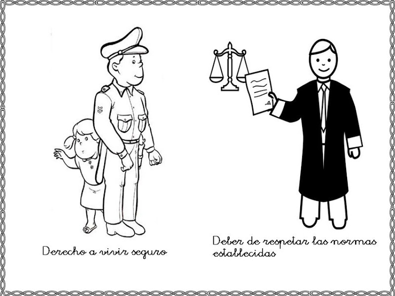 Dibujos para colorear derechos y deberes del niño Colorear dibujos infantiles Dibujos para colorear derechos y deberes del niño Colorear dibujos infantiles